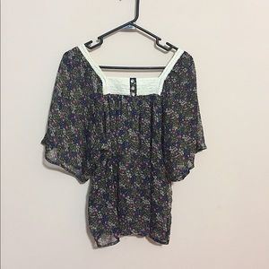 Flowery Lace Top